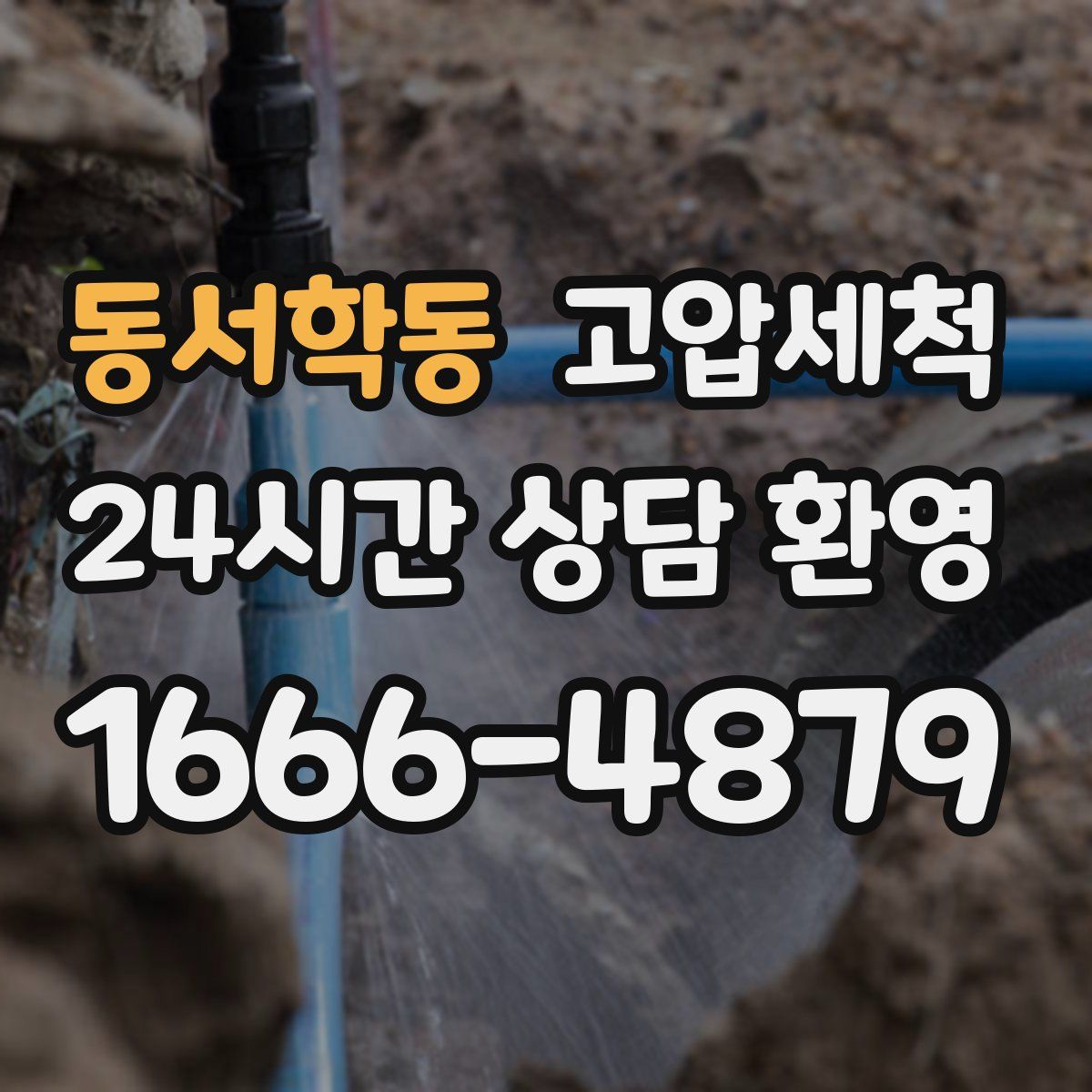동서학동 고압세척