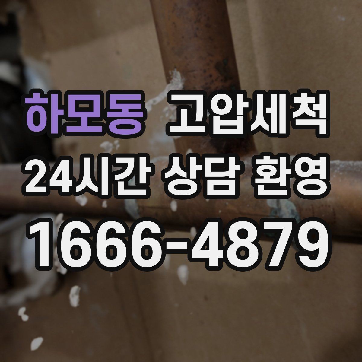하모동 고압세척 하수구 냄새 차단 공용 라인 원점 정리