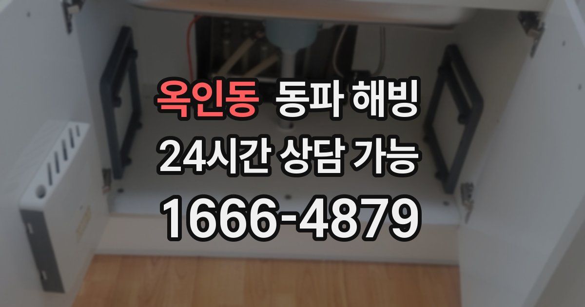 옥인동 동파 해빙