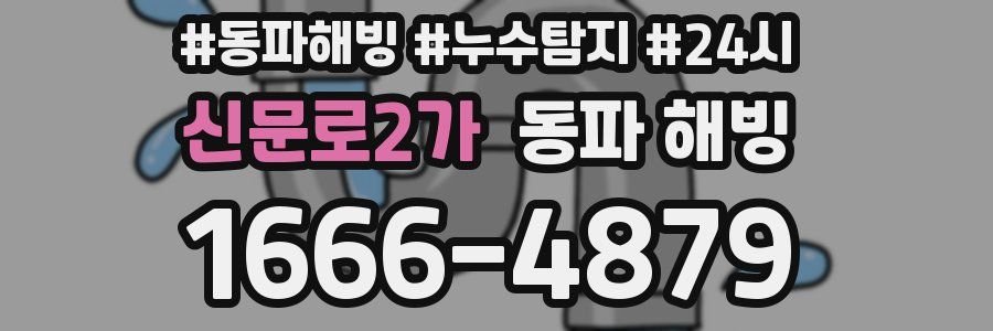 신문로2가 동파