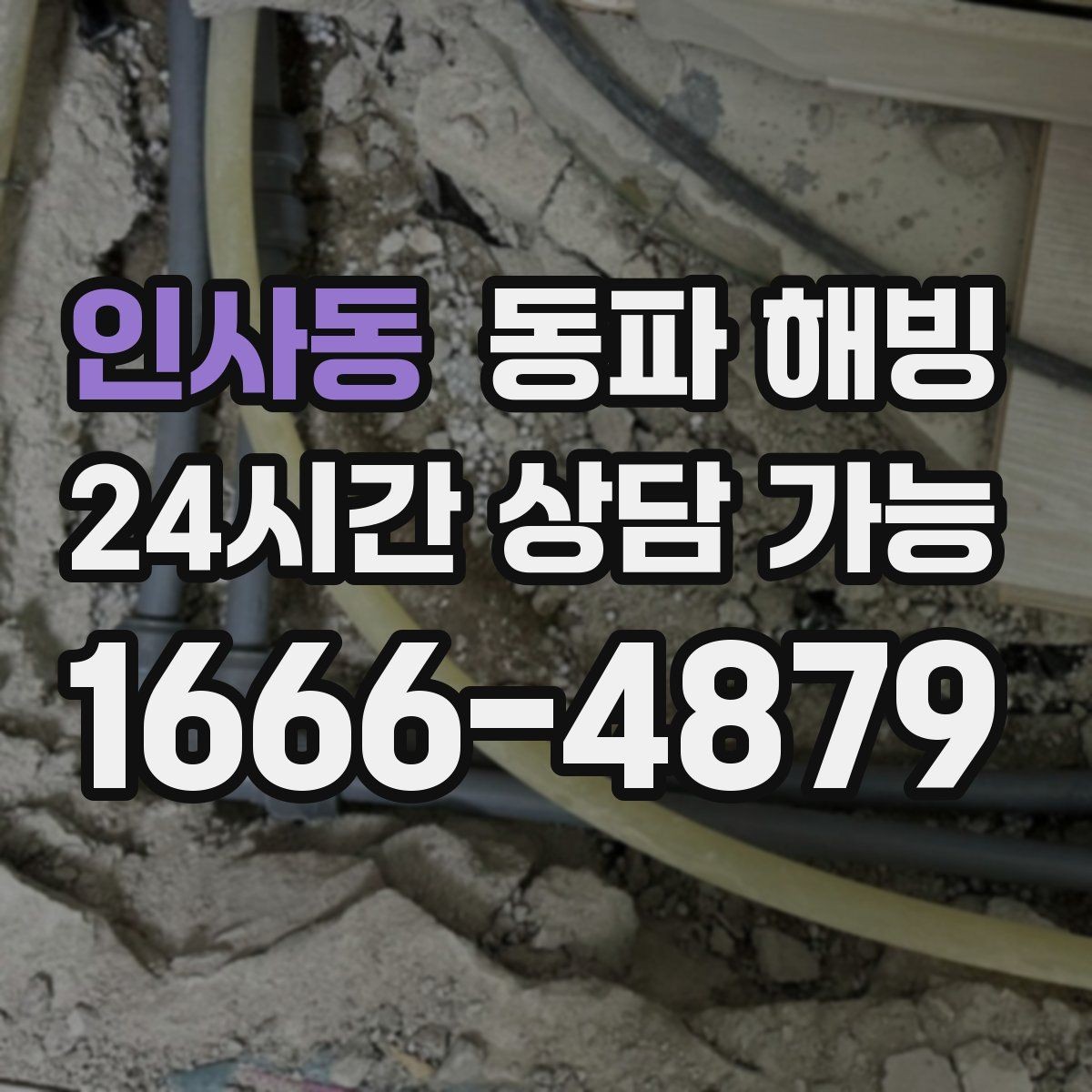 인사동 동파 해빙 카페 오픈 전 물이 안 나올 때 점검