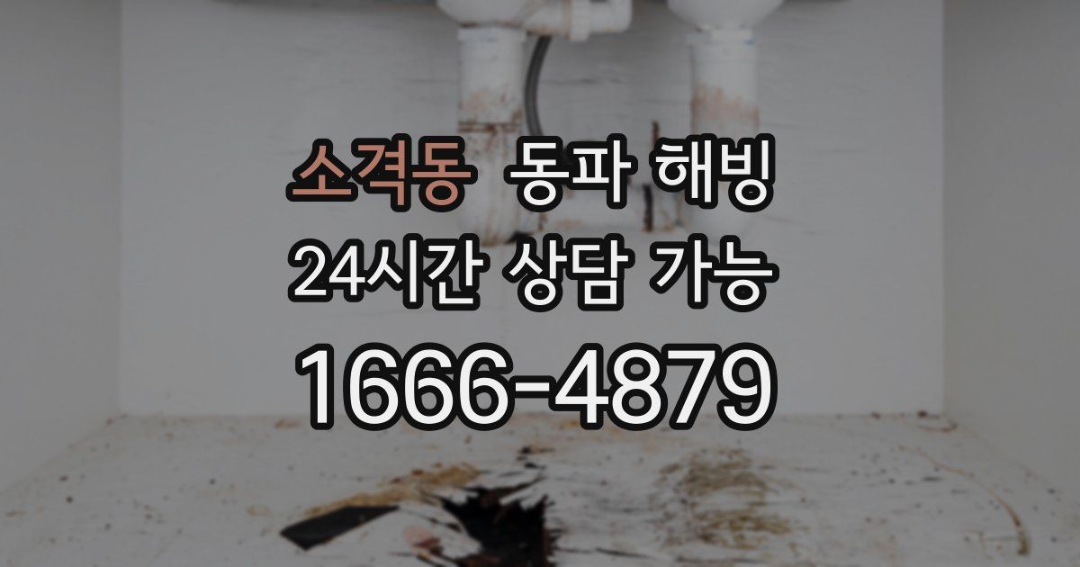 소격동 동파 해빙