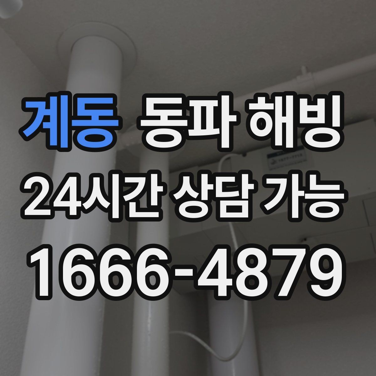 계동 동파 해빙 카페 오픈 전 물이 안 나올 때 점검