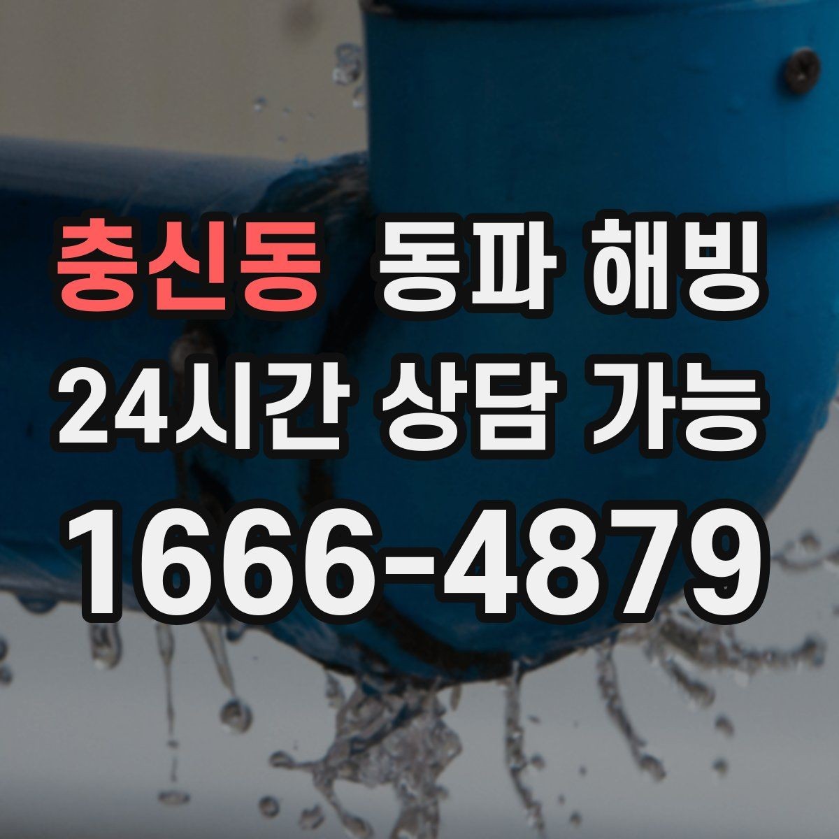 충신동 동파 해빙 카페 주방 물 안 나올 때 점검 포인트