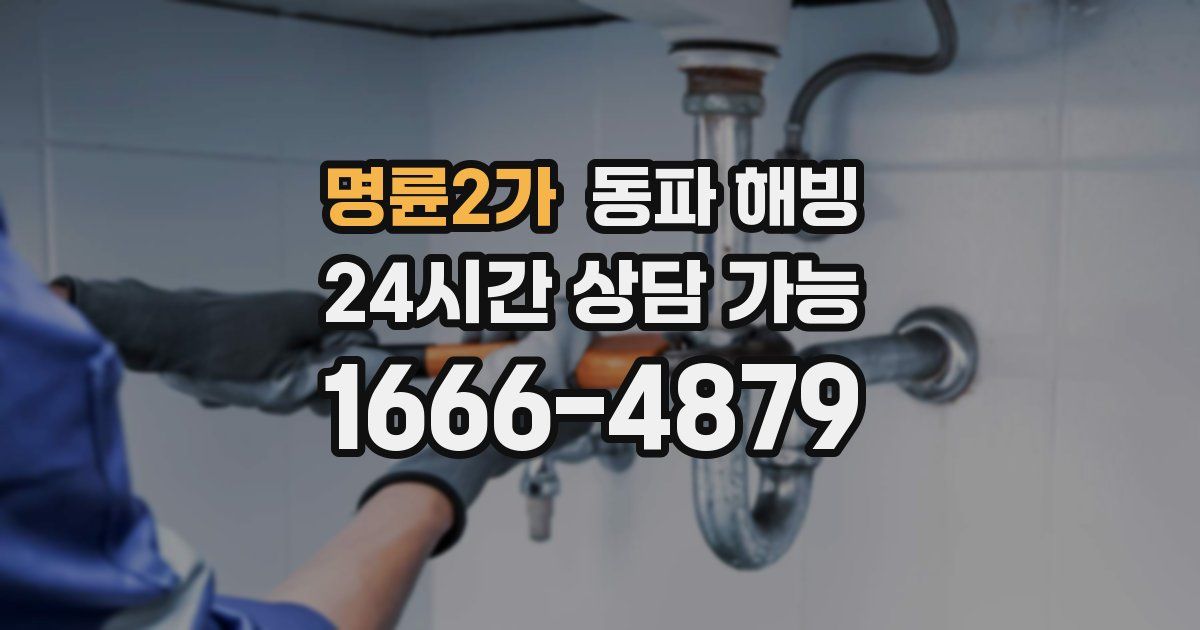 명륜2가 동파 해빙