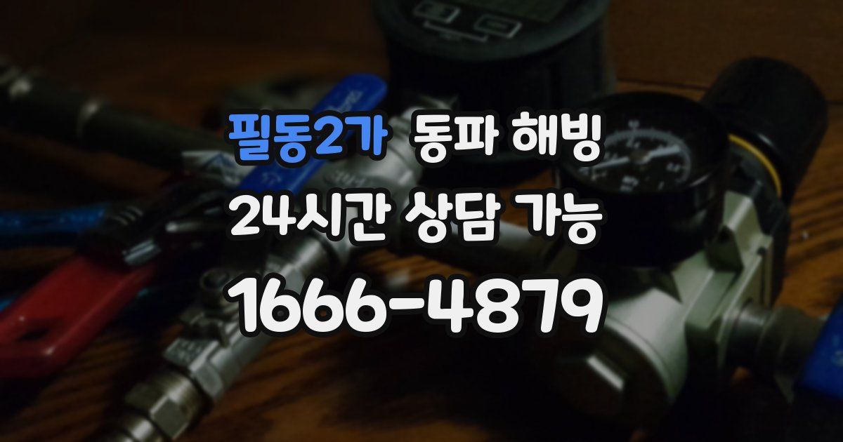 필동2가 동파 해빙