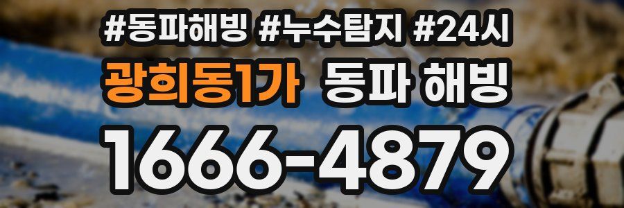 광희동1가 동파