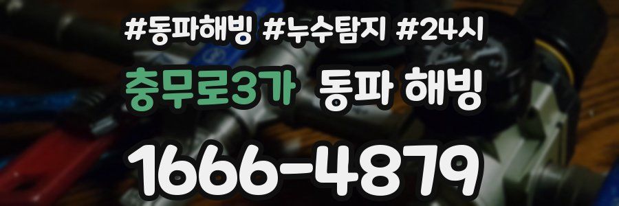 충무로3가 동파