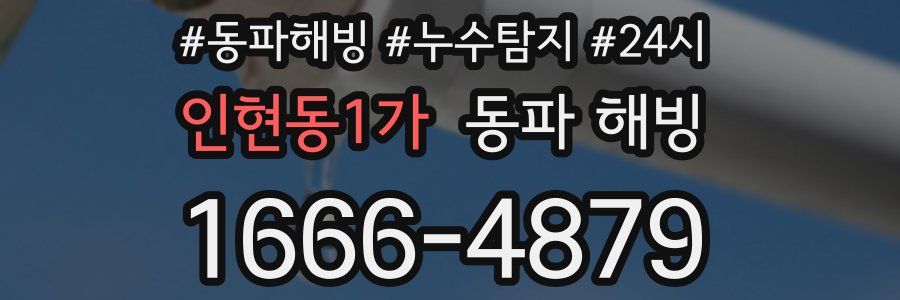 인현동1가 동파