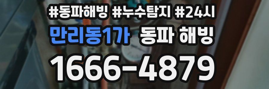 만리동1가 동파