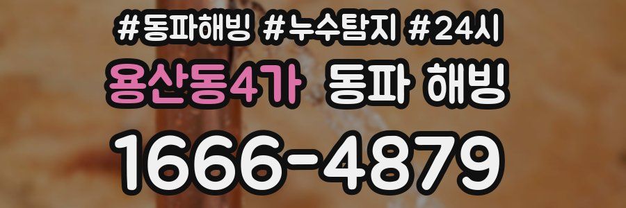 용산동4가 동파