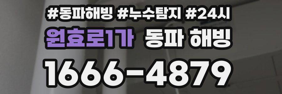 원효로1가 동파