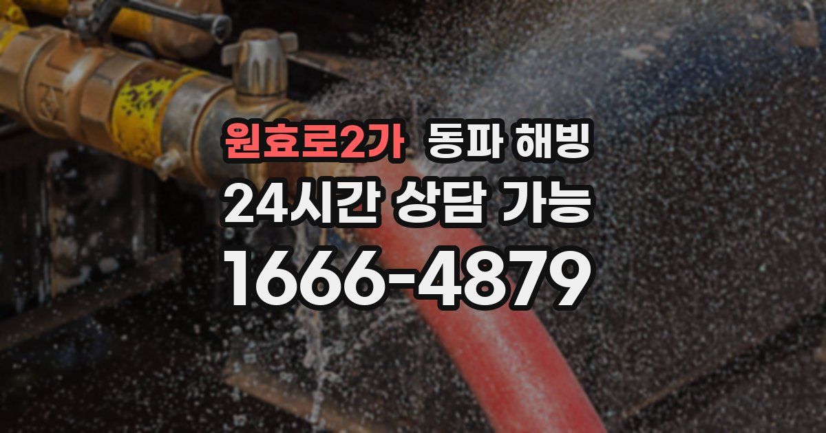 원효로2가 동파 해빙