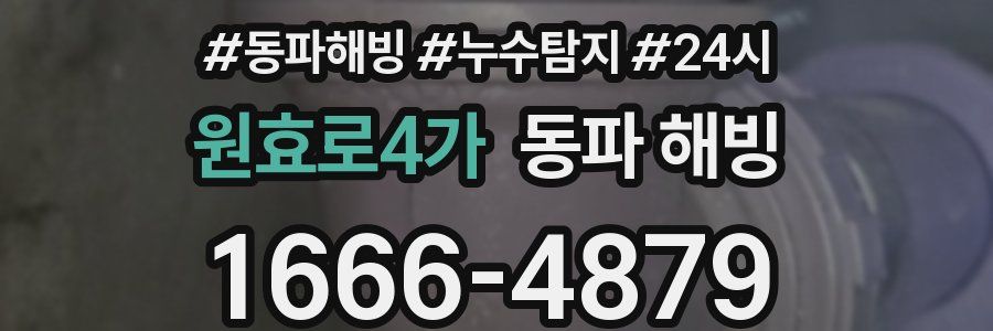 원효로4가 동파