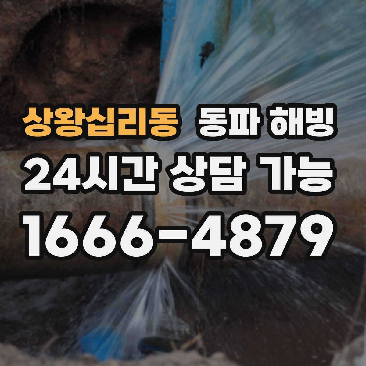 상왕십리동 동파 해빙 계량기 주변이 얼었을 때 증상 정리