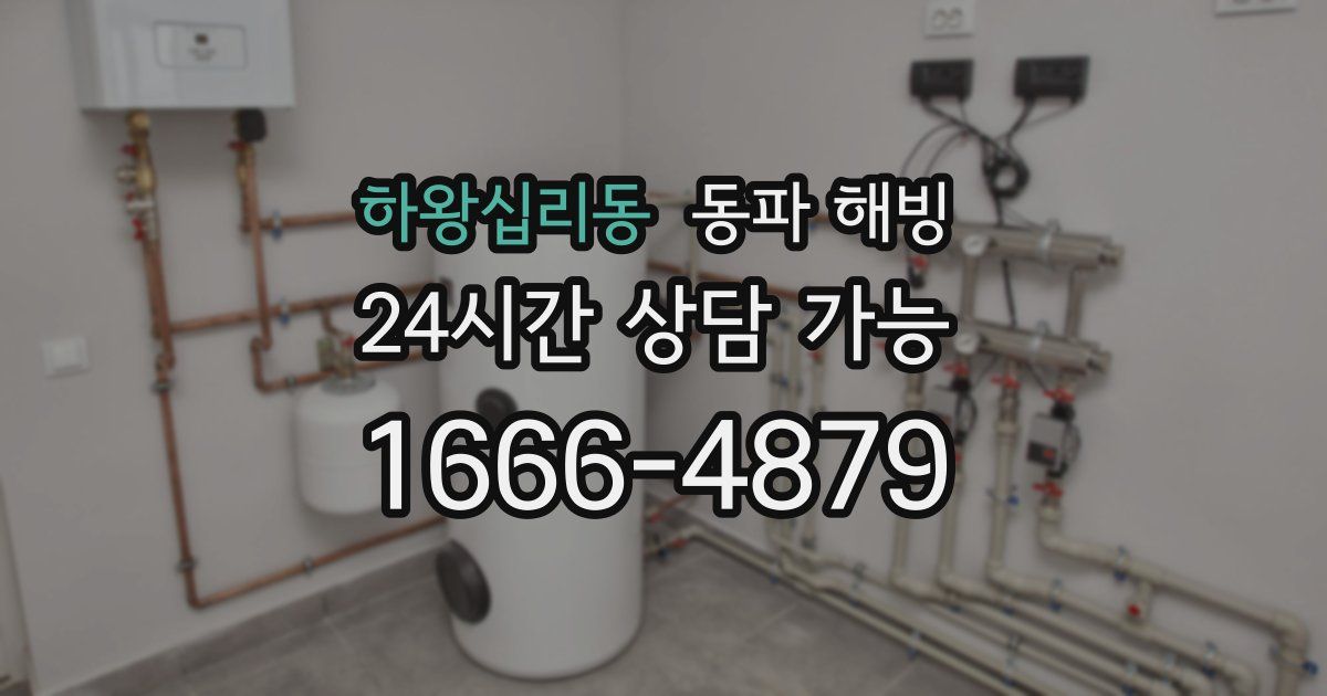 하왕십리동 동파 해빙