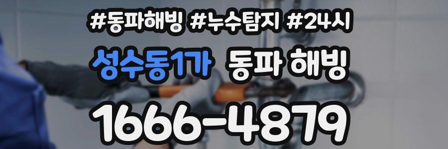 성수동1가 동파