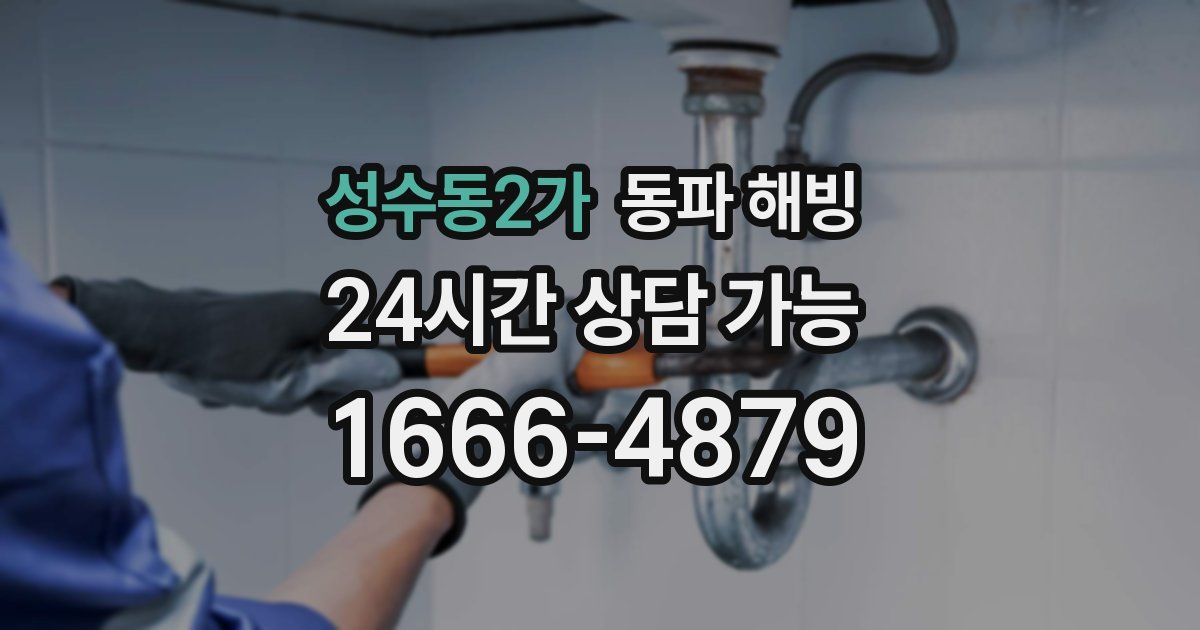 성수동2가 동파 해빙