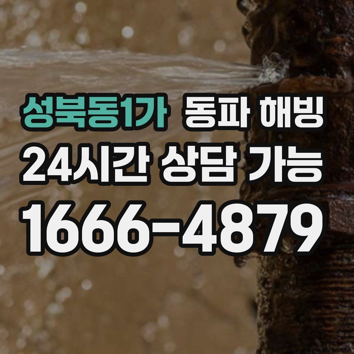 성북동1가 동파 해빙 외부 수도 결빙 증상별 점검
