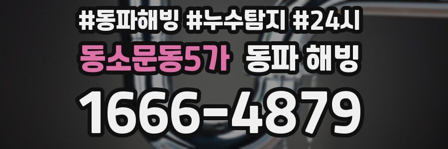 동소문동5가 동파