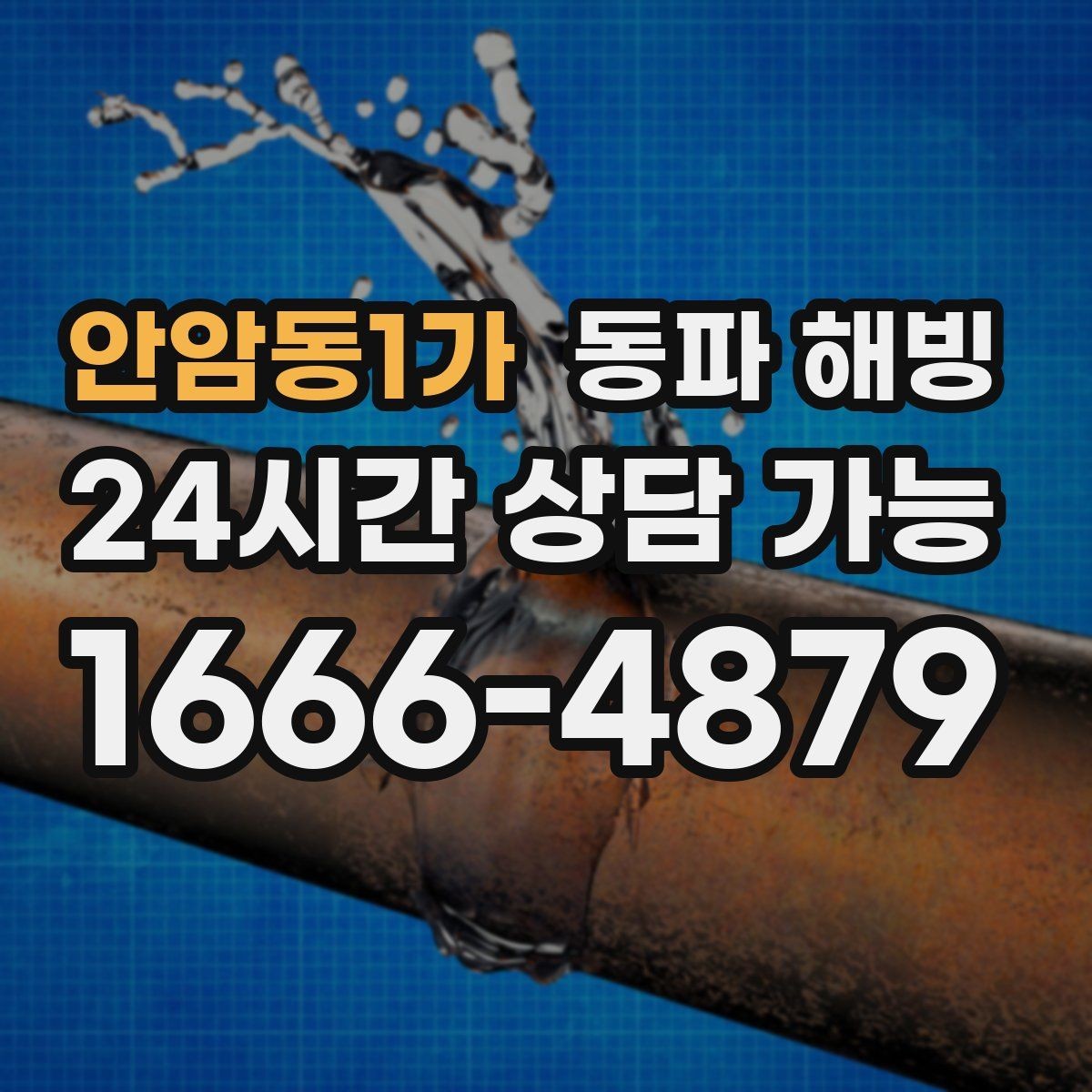 안암동1가 동파 해빙 한 세대만 급수가 끊겼을 때 점검