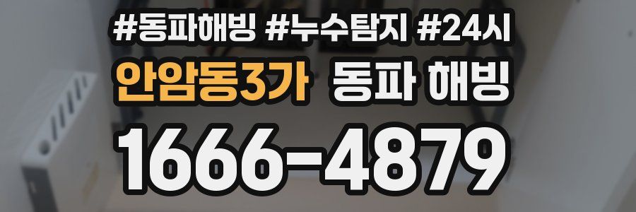 안암동3가 동파