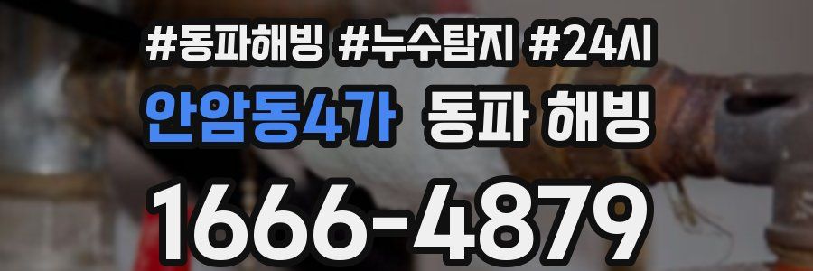 안암동4가 동파