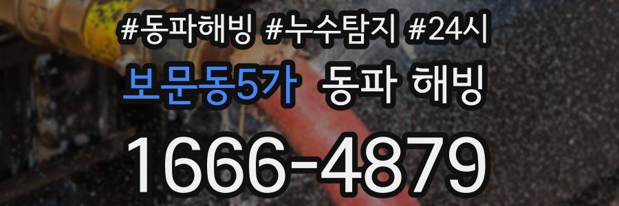 보문동5가 동파