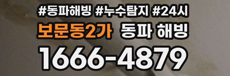 보문동2가 동파