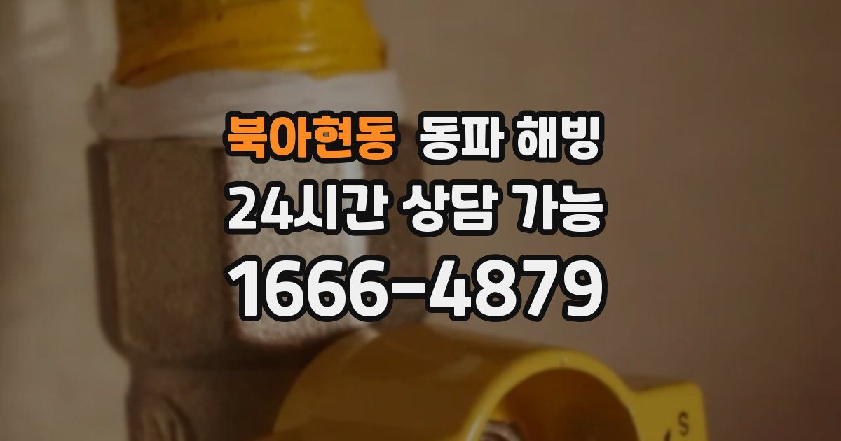 북아현동 동파 해빙