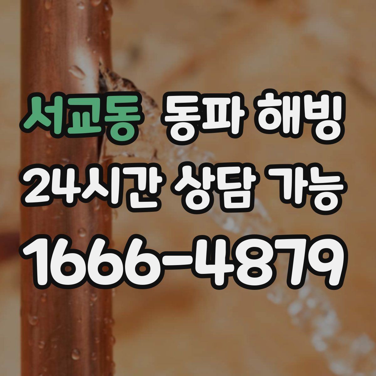 서교동 동파 해빙 불필요한 작업을 줄이는 현장 확인 기준