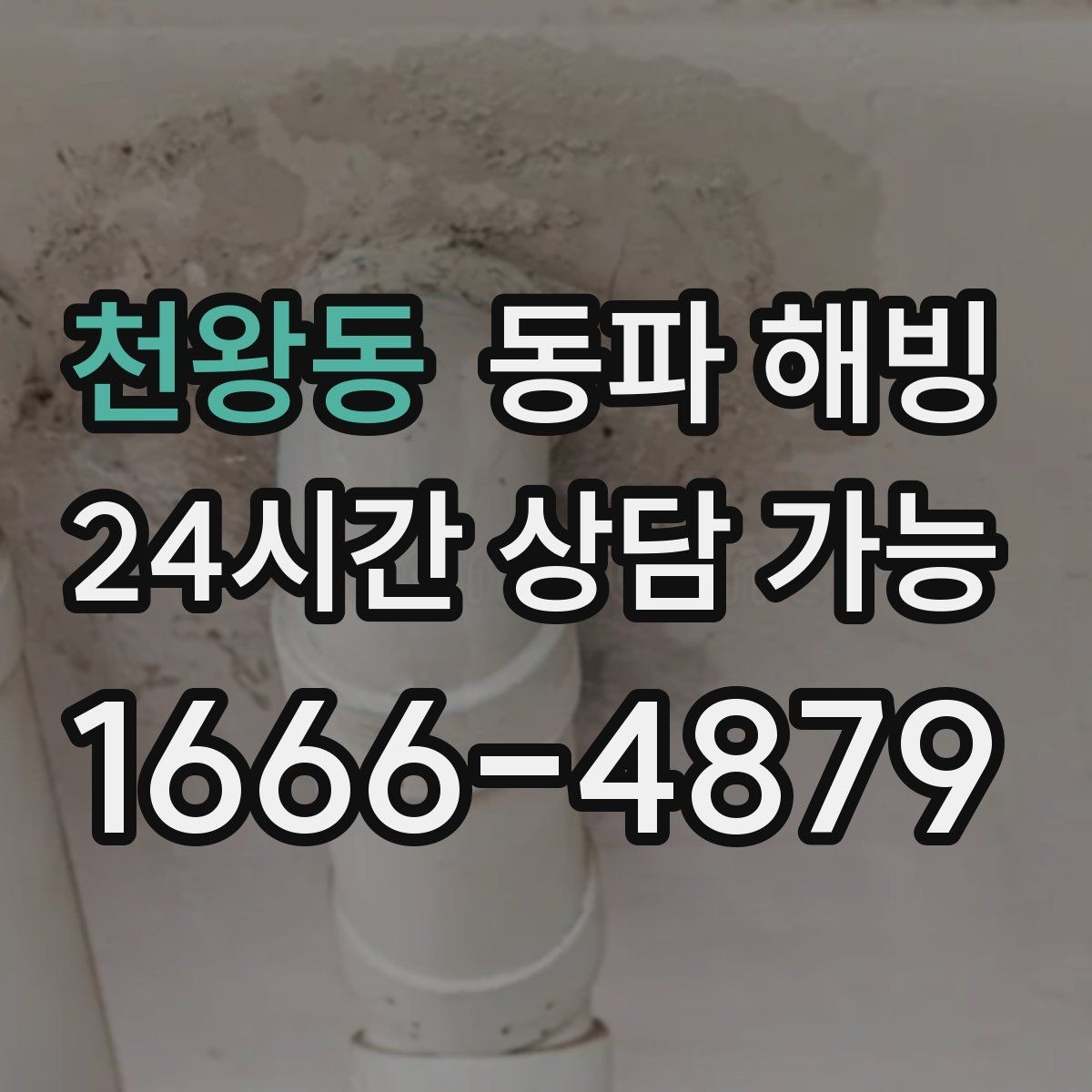 천왕동 동파 해빙 추운 날 외출 후 급수 중단 대처