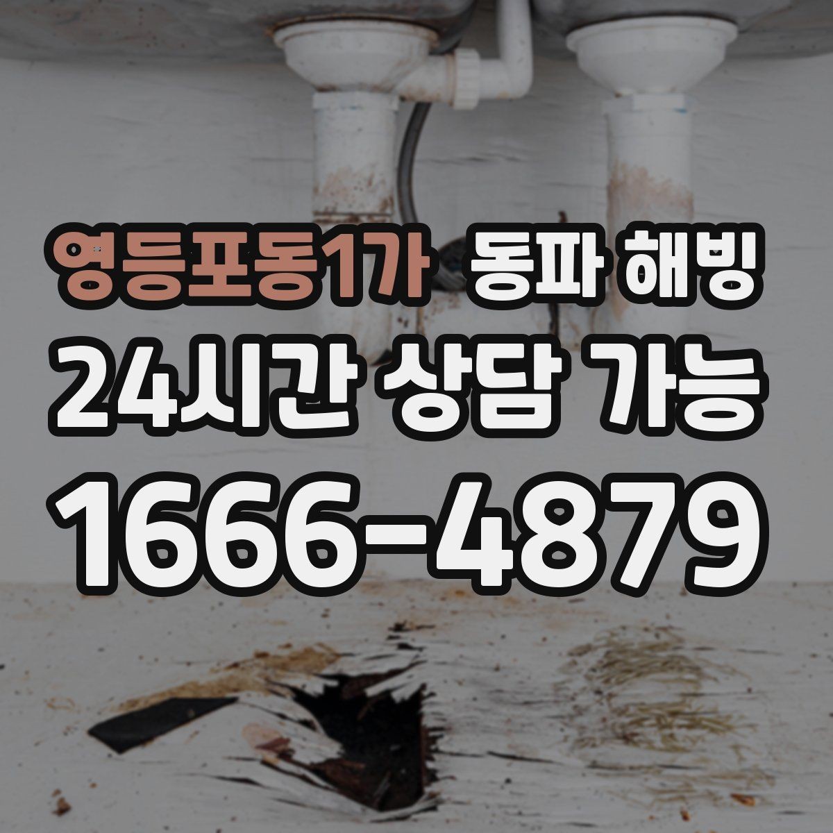 영등포동1가 동파 해빙 집에서 자주 얼어붙는 배관 위치 정리