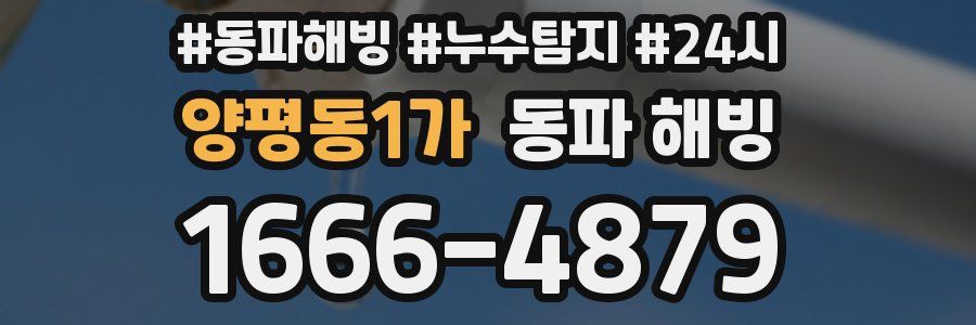 양평동1가 동파