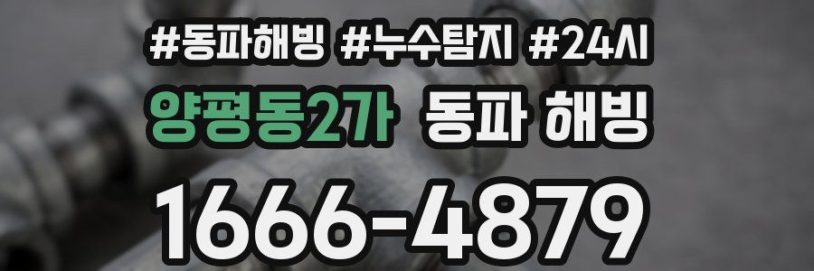 양평동2가 동파