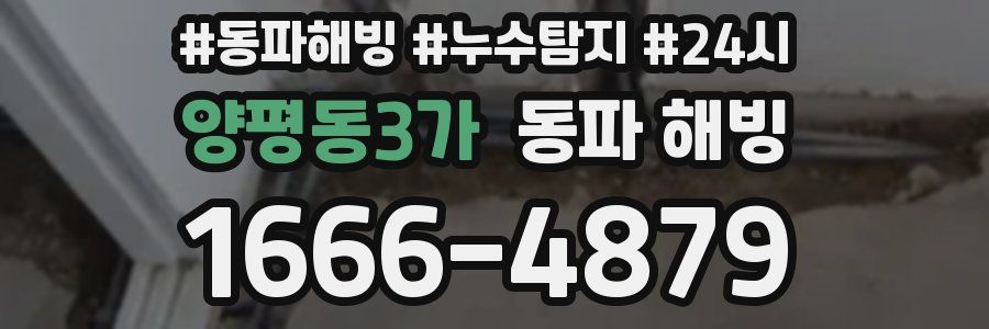 양평동3가 동파