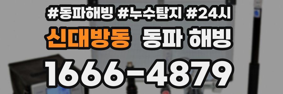 신대방동 동파
