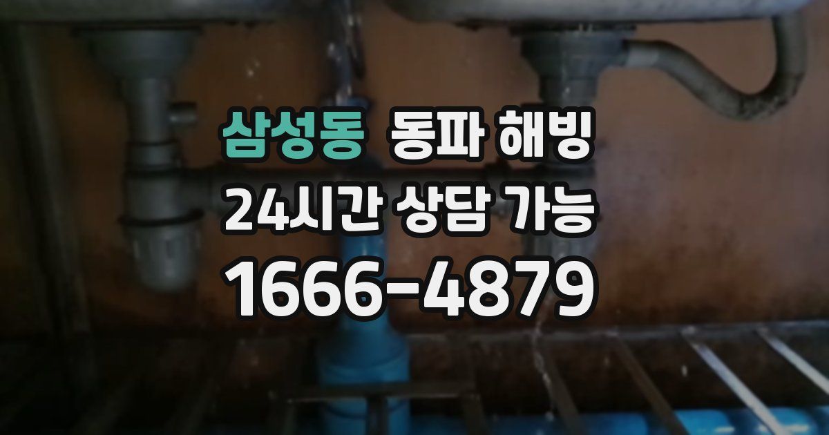 삼성동 동파 해빙