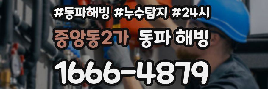 중앙동2가 동파