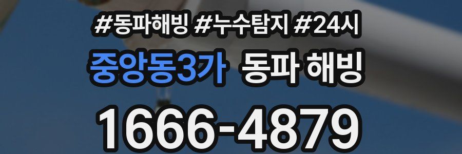 중앙동3가 동파