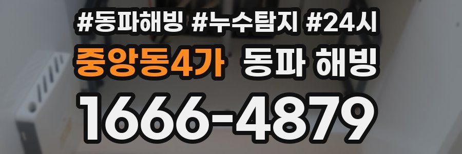 중앙동4가 동파