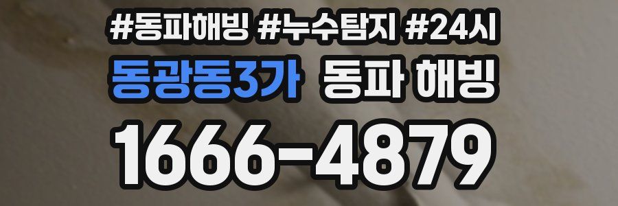 동광동3가 동파