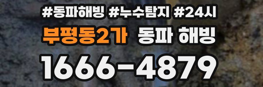 부평동2가 동파