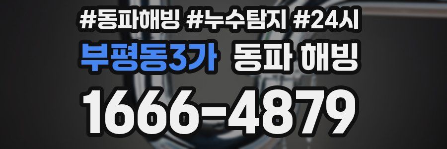 부평동3가 동파