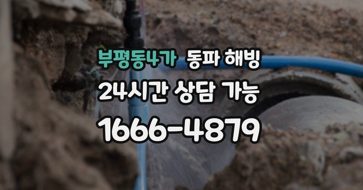 부평동4가 동파 해빙