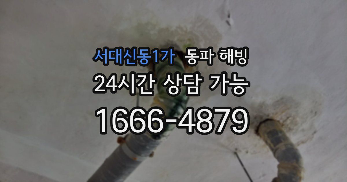 서대신동1가 동파 해빙