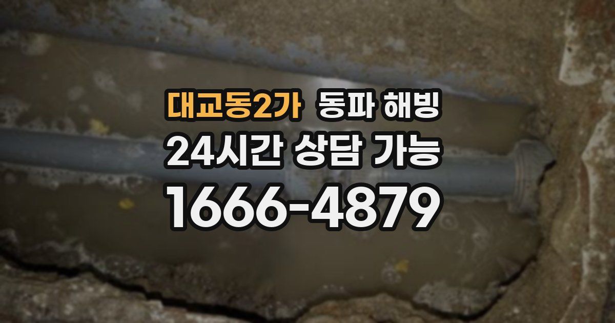 대교동2가 동파 해빙