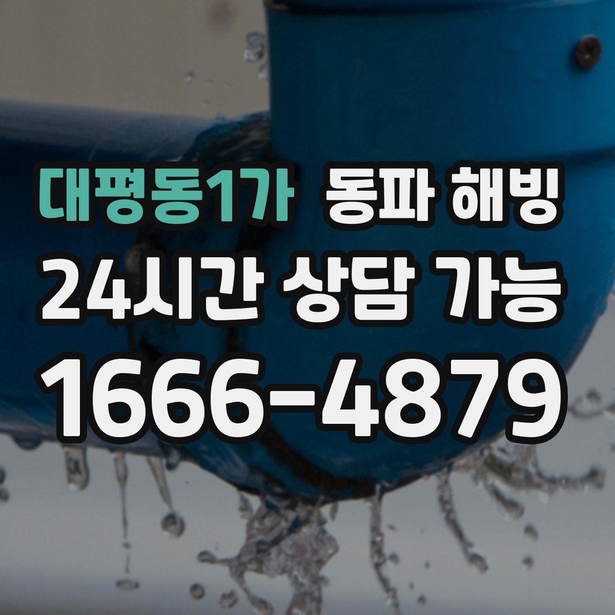 대평동1가 동파 해빙 마당 수도 결빙 자주 생기는 이유
