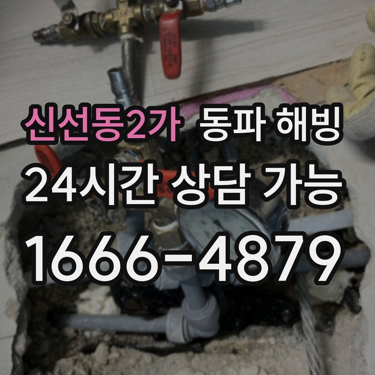 신선동2가 동파 해빙 증상별로 달라지는 결빙 위치 추정