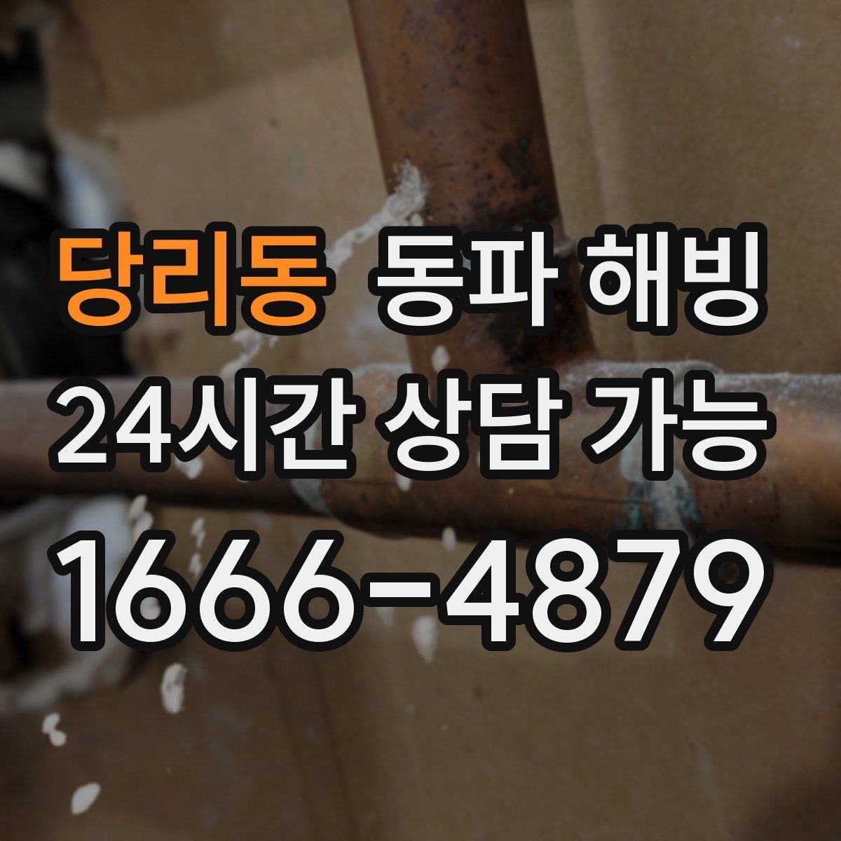 당리동 동파 해빙 물이 조금씩만 나오는 증상 해석
